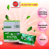  LỐC 10 GÓI Kẹo Gum Không Đường XYLITOL Xanh Lá (kẹo cao su) Ngừa sâu răng và Thơm miệng Gói 11,6g - Maxpharmacy 