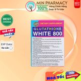  Glutathione White 800 làm trắng da, giảm nám (chai 60 viên) - Minpharmacy 