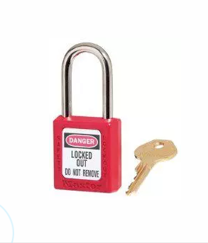 Khoá móc 38mm hiệu master,code:410 RED