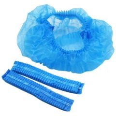 Bao tóc xếp xanh
