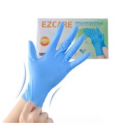Găng Tay Y Tế Vietglove EZCARE Nitrile 4.5g Không Bột Màu Xanh