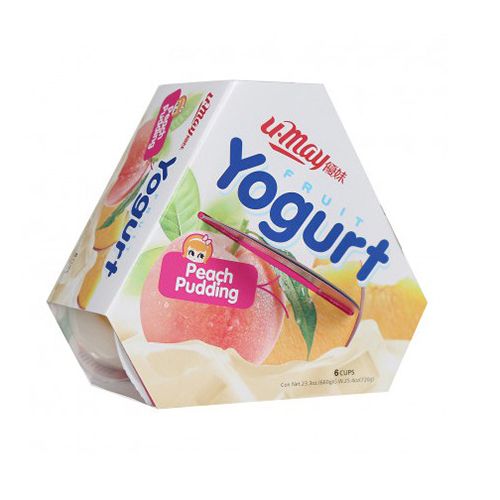 Thạch vị đào Peach Yogurt Fruits 660g/6