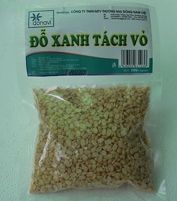 Đỗ xanh tách vỏ Donavi 200g