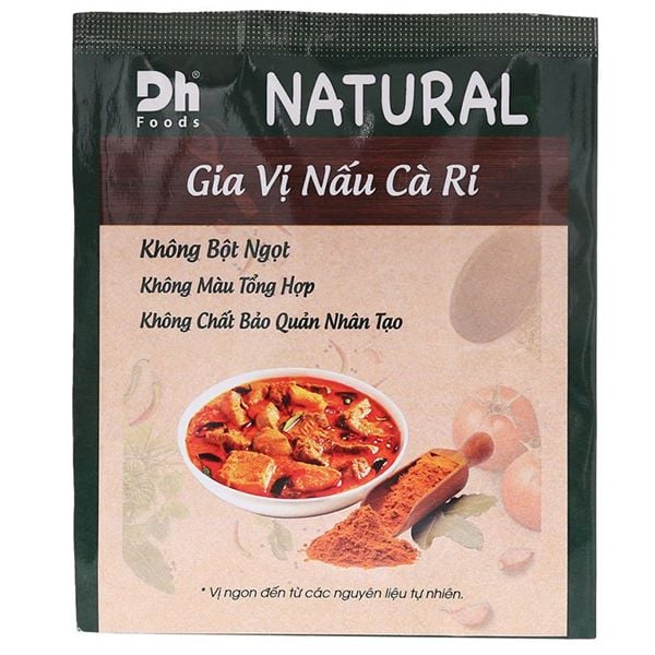 Natural Gia Vị Nấu Cà Ri 10g