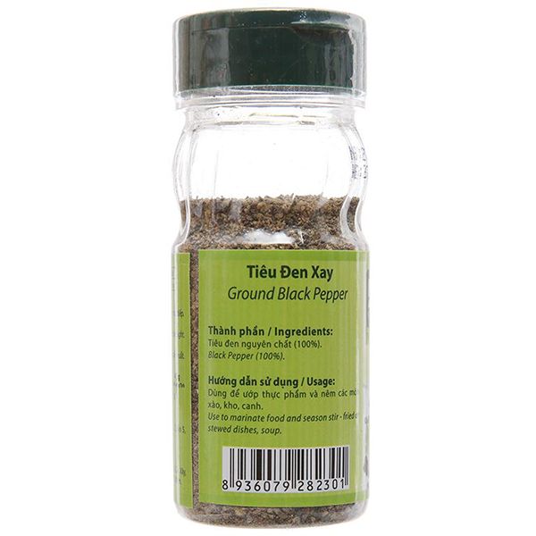 Natural Tiêu đen xay 45g