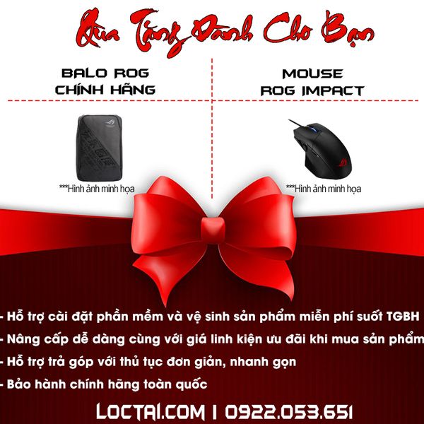  Laptop Asus ROG Strix G16 G614JU-N3480W i5-13450HX| 16GB| 512GB| RTX4050 6GB| 16