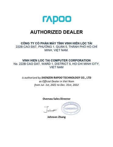  Bàn phím cơ Rapoo V500SE Red Switch (Có dây - Kết nối USB) 