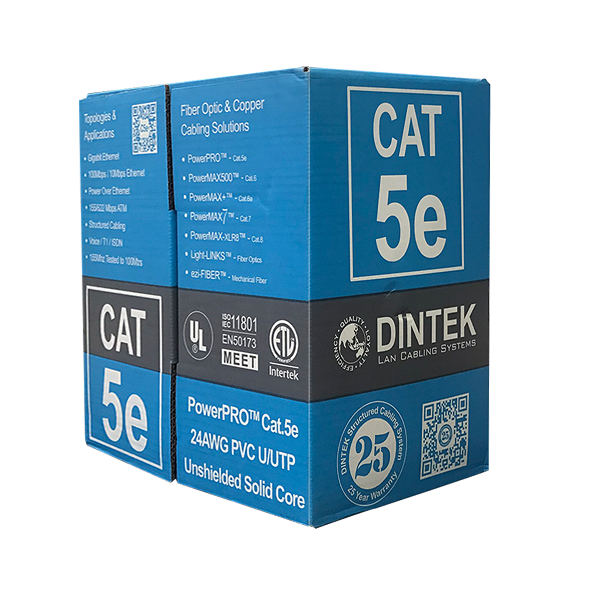  Dây cáp mạng Dintek Cat5e UTP 305m 1101-03029 