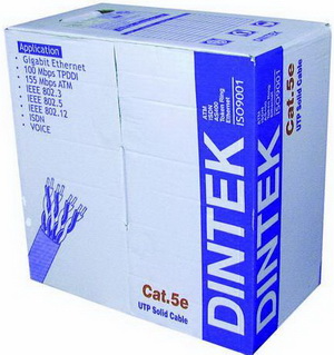  Dây cáp mạng Dintek Cat5e UTP 100m 1101-03040 