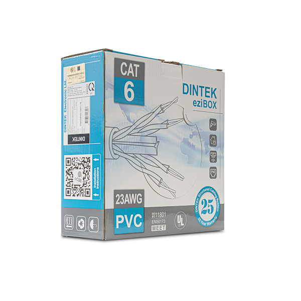  Dây cáp mạng Dintek Cat6 UTP 100m 1101-04063 