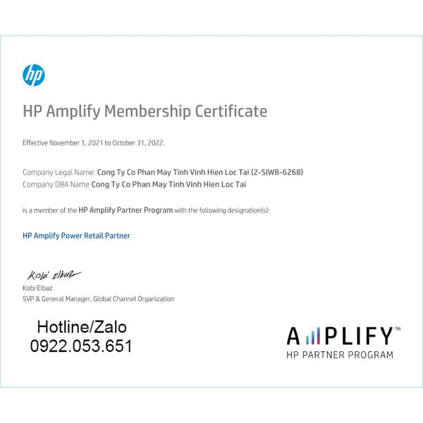  Máy Tính Để Bàn PC Mini HP 280 Pro G5 SFF 60M20PA G6405| 8GB| 256GB| OB| Wifi,BT| Win11 (Đen) 