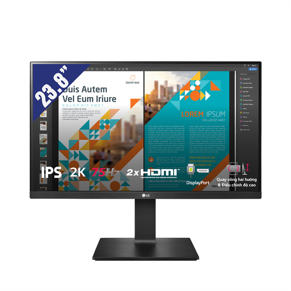  Màn hình máy tính LCD LG 24QP550-B 23.8