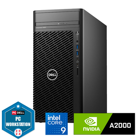  Máy trạm Workstation PC Dell Precision 3660 Tower CTO 42PT3660D23 I9-13900| 16GB| 1TB+256GB| RTX A2000 12GB| NoOS 