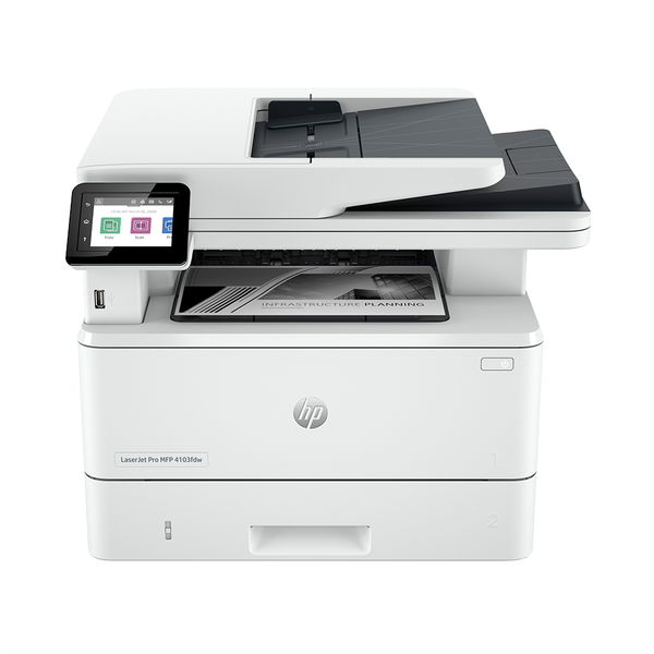  Máy in laser đa chức năng HP LaserJet Pro MFP 4103FDW 2Z629A ( In đa năng IN-SCAN-COPY-FAX, In qua Wifi , In đảo mặt ) 