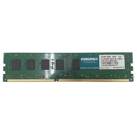  Ram Desktop/PC KINGMAX DDR3 1600MHz 4GB (Xanh Lá) 