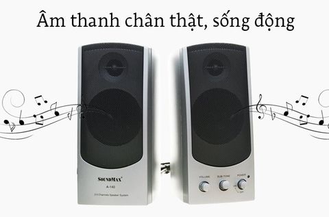  Loa vi tính SoundMax A140 (2.0) 