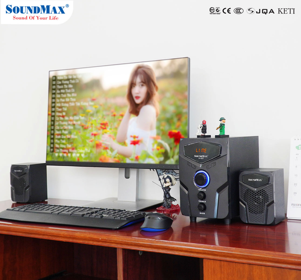  Loa vi tính SoundMax A827 (2.1) 
