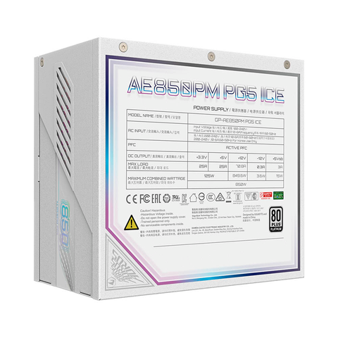  Nguồn máy tính Gigabyte AE850PM PG5 ICE 80 Plus Platinum GP-AE850PM PG5 ICE (850W) 