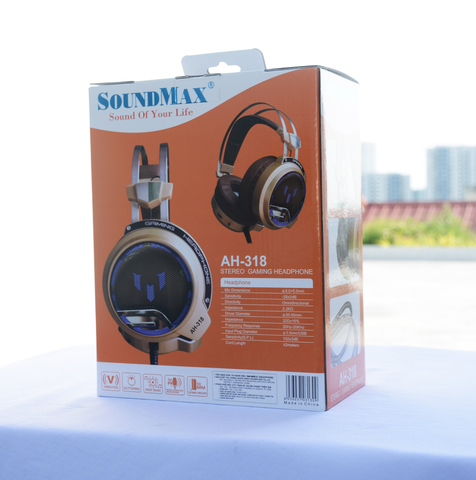  Tai nghe Gaming SoundMax AH-318 ( Tai nghe chụp tai Over-ear ) 