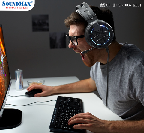  Tai nghe Gaming SoundMax AH-330 ( Tai nghe chụp tai Over-ear ) 