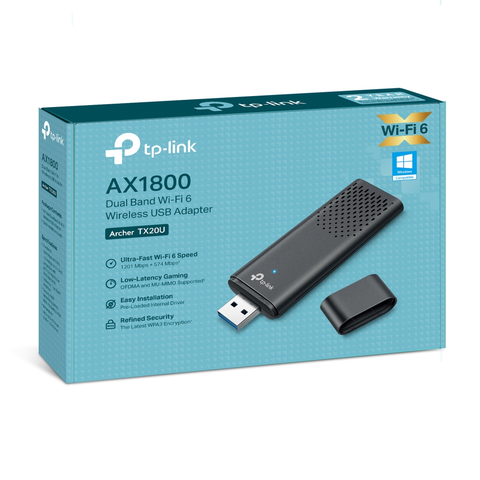 Thiết bị mạng TP-LINK USB Thu Sóng WiFi Archer TX20U AX1800 