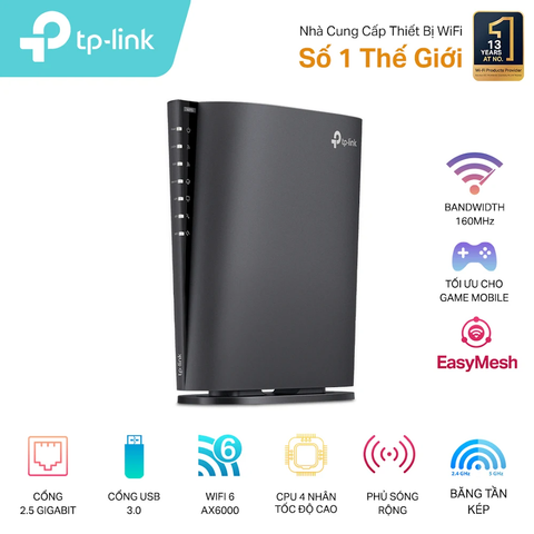  Thiết bị mạng TP-LINK Router Wifi Archer AX80 