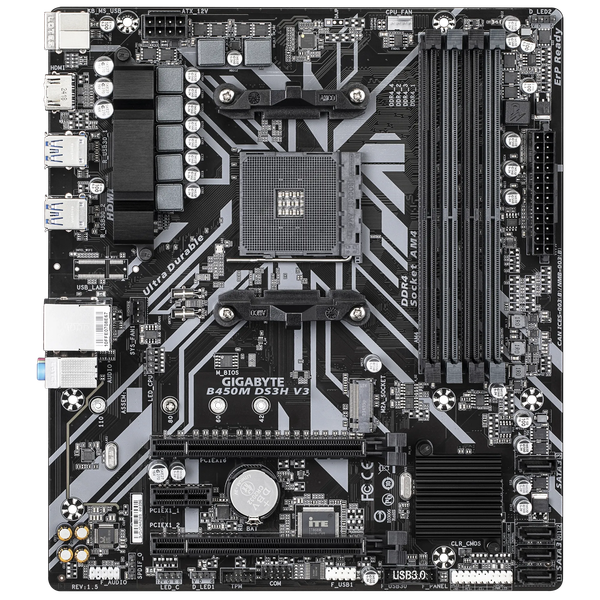 Mainboard Gigabyte B450M DS3H V3 (Chipset Z890) 