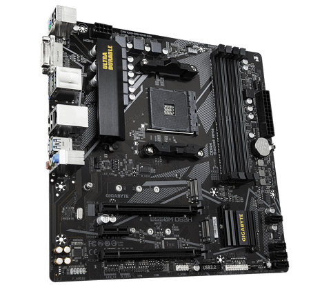  Mainboard Gigabyte B550M DS3H (AMD B550) 