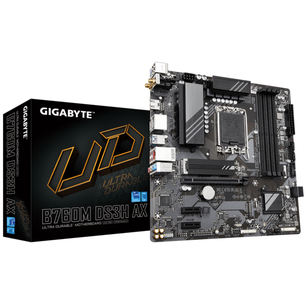  Mainboard Gigabyte B760M DS3H AX (Chipset B760) 