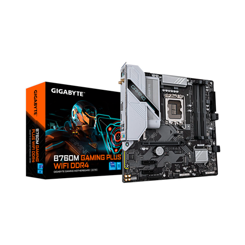  Mainboard Gigabyte B760M GAMING PLUS WIFI DDR4 (Chipset B760) 