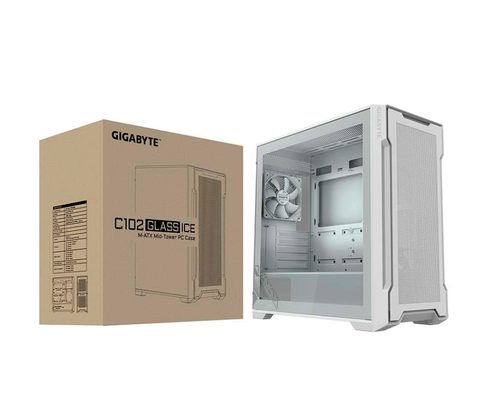  Thùng máy tính | Case Gaming Gigabyte C102G Glass ICE GB-C102GI 