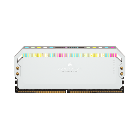  Ram PC Corsair Dominator Platinum RGB White 64GB 5600MHz DDR5 (2x32GB) CMT64GX5M2B5600C40W 