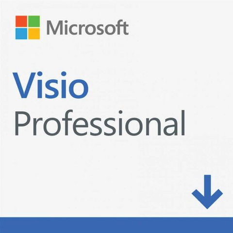  Phần mềm Microsoft Visio Professional 2021 Win D87-07606 (All Lng PK Lic Online DwnLd C2R NR) 