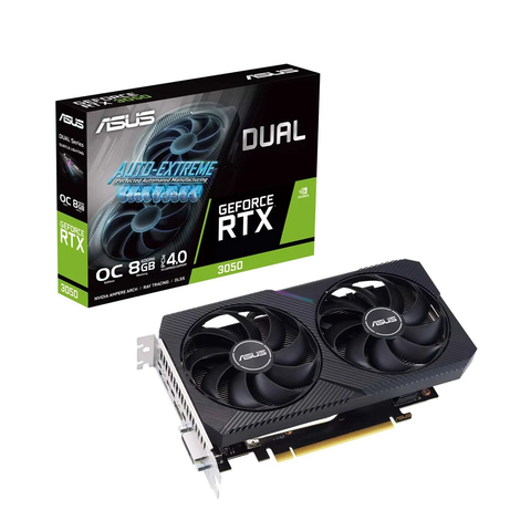  Card màn hình ASUS Dual GeForce RTX 3050 O8GB V2 GDDR6 8GB GDDR6 (DUAL-RTX3050-O8G-V2) 