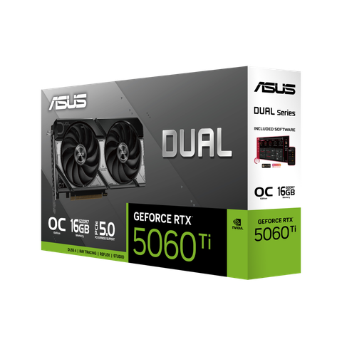  Card màn hình VGA ASUS Dual RTX 5060 Ti 16GB GDDR7 OC DUAL-RTX5060TI-O16G 