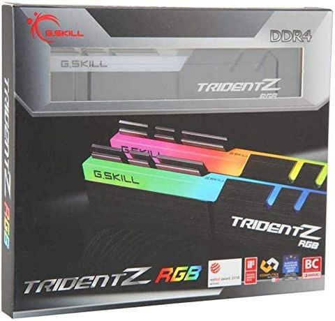  Ram Desktop/Pc GSKILL Trident Z RGB DDR4 3600MHZ 2X8GB (F4-3600C18D-16GTZR) 