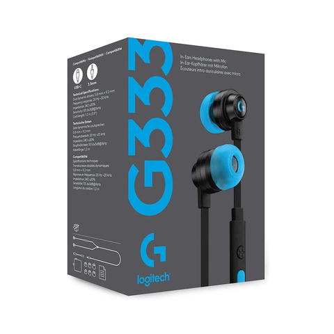  Tai Nghe Gaming Logitech G333 (Tai nghe nhét tai In-ear) 