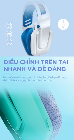  Tai Nghe Gaming Logitech G335 (chụp tai có dây Over-ear) 