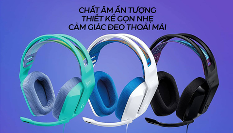  Tai Nghe Gaming Logitech G335 (chụp tai có dây Over-ear) 