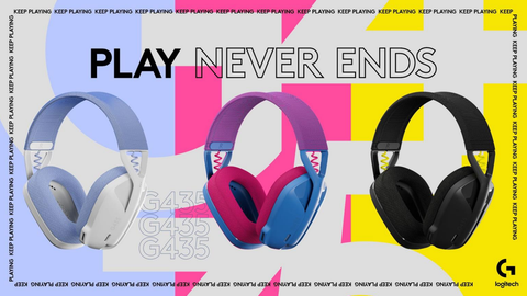  Tai Nghe Gaming Logitech G435 LIGHTSPEED WIRELESS (chụp tai không dây Over-ear) 