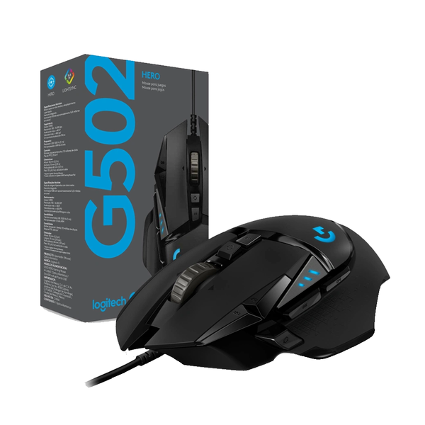  Chuột máy tính Logitech Hero Gaming G502 (Có dây -  Kết nối USB) 