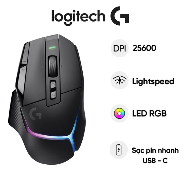  Chuột máy tính Logitech Gaming G502 X Plus (Không dây) 