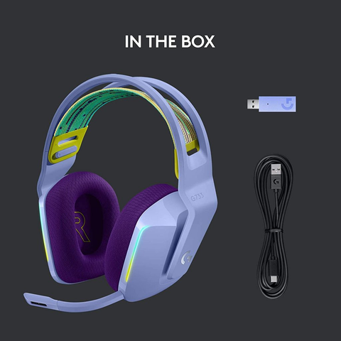  Tai Nghe Gaming Không Dây Logitech G733 Lightspeed RGB (chụp tai không dây Over-ear) 