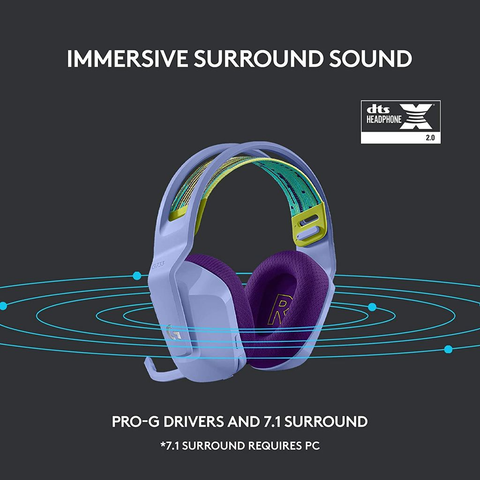  Tai Nghe Gaming Không Dây Logitech G733 Lightspeed RGB (chụp tai không dây Over-ear) 