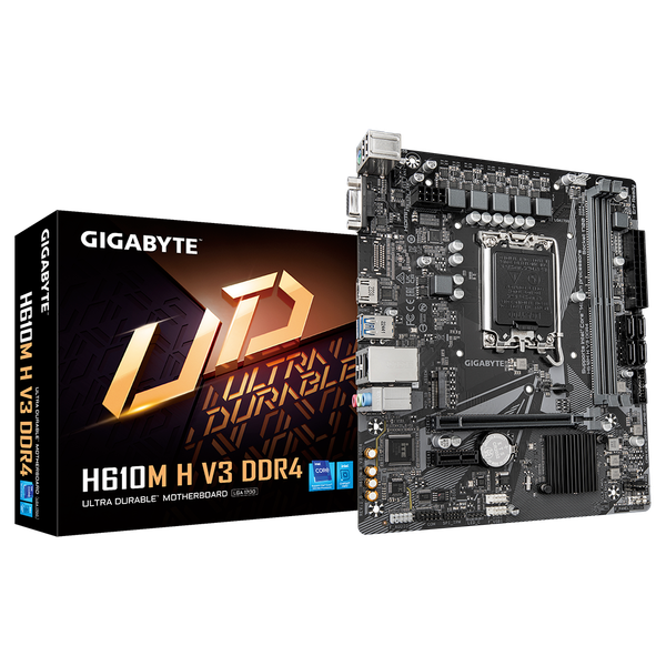  Mainboard Gigabyte H610M H V3 DDR4 (Chipset H610) 