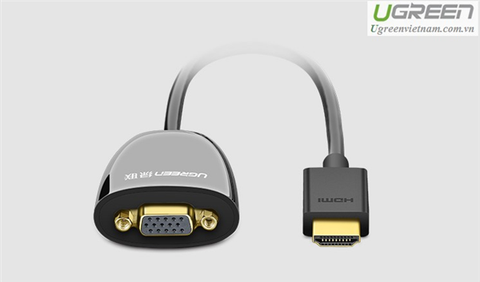  Cáp chuyển đổi HDMI to VGA ( không Audio) Ugreen 40253 