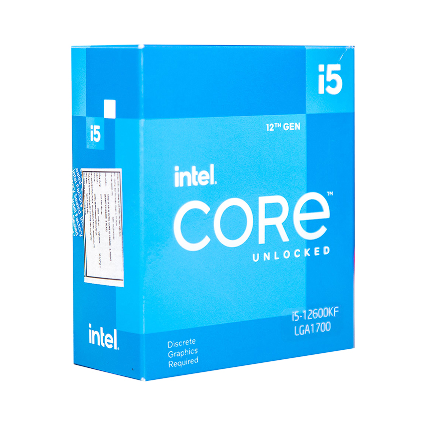  CPU Intel Core i5-12600KF (3.7Ghz up to 4.9GHz, 10 nhân 16 luồng, 20MB Cache) - Socket FCLGA1700 