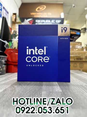  CPU Intel Core i9-14900K (up to 6.0GHz, 24 nhân 32 luồng, 36MB Cache) - Socket FCLGA1700 