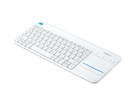 Bàn phím máy tính Logitech K400 Plus (Không dây - Kết nối Đầu thu Unifying - Trắng) 