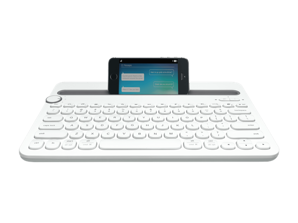  Bàn phím máy tính Logitech K480 (Không dây - Kết nối Bluetooth - Trắng) 